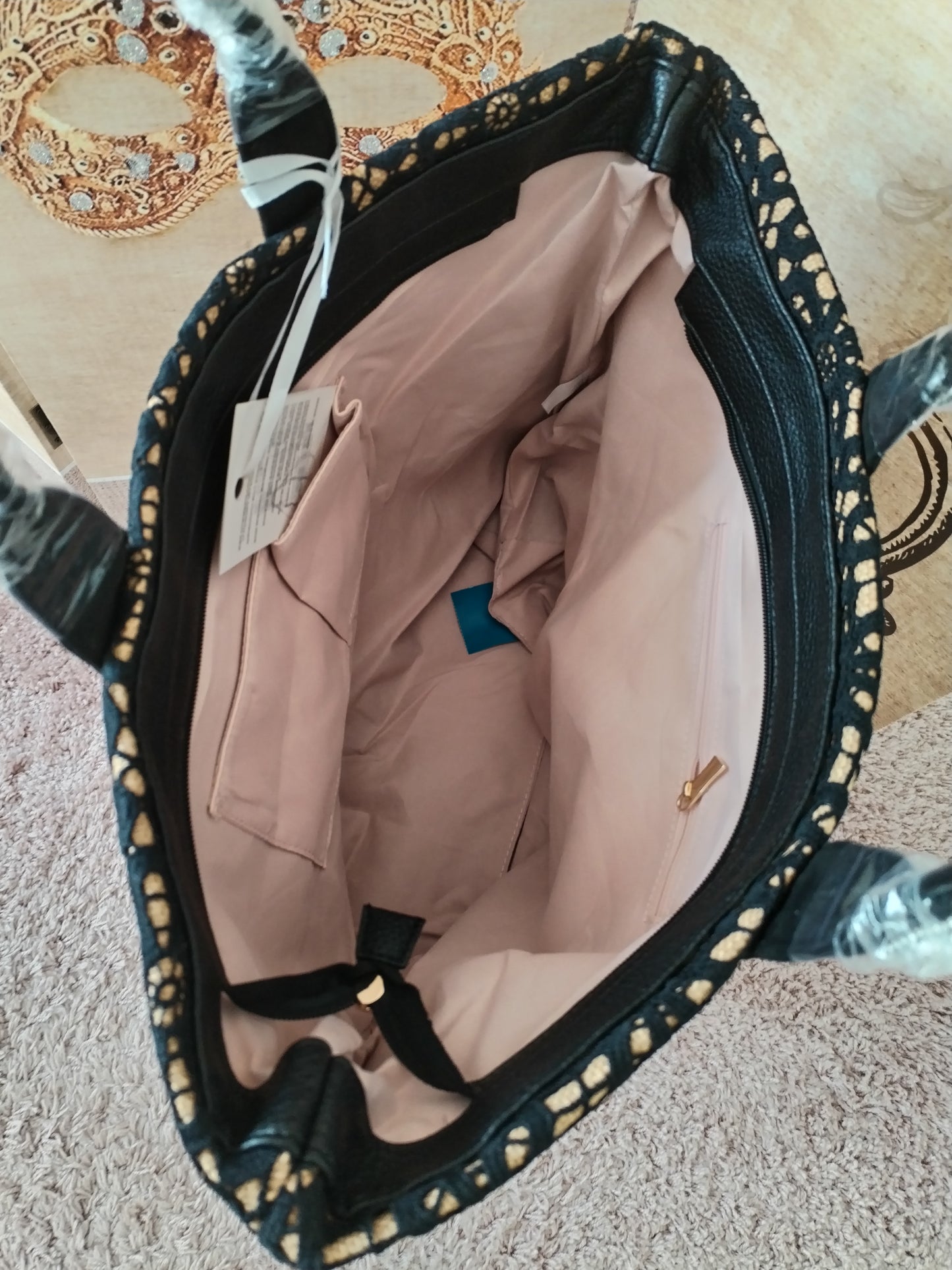Tasche mit Glitzer
