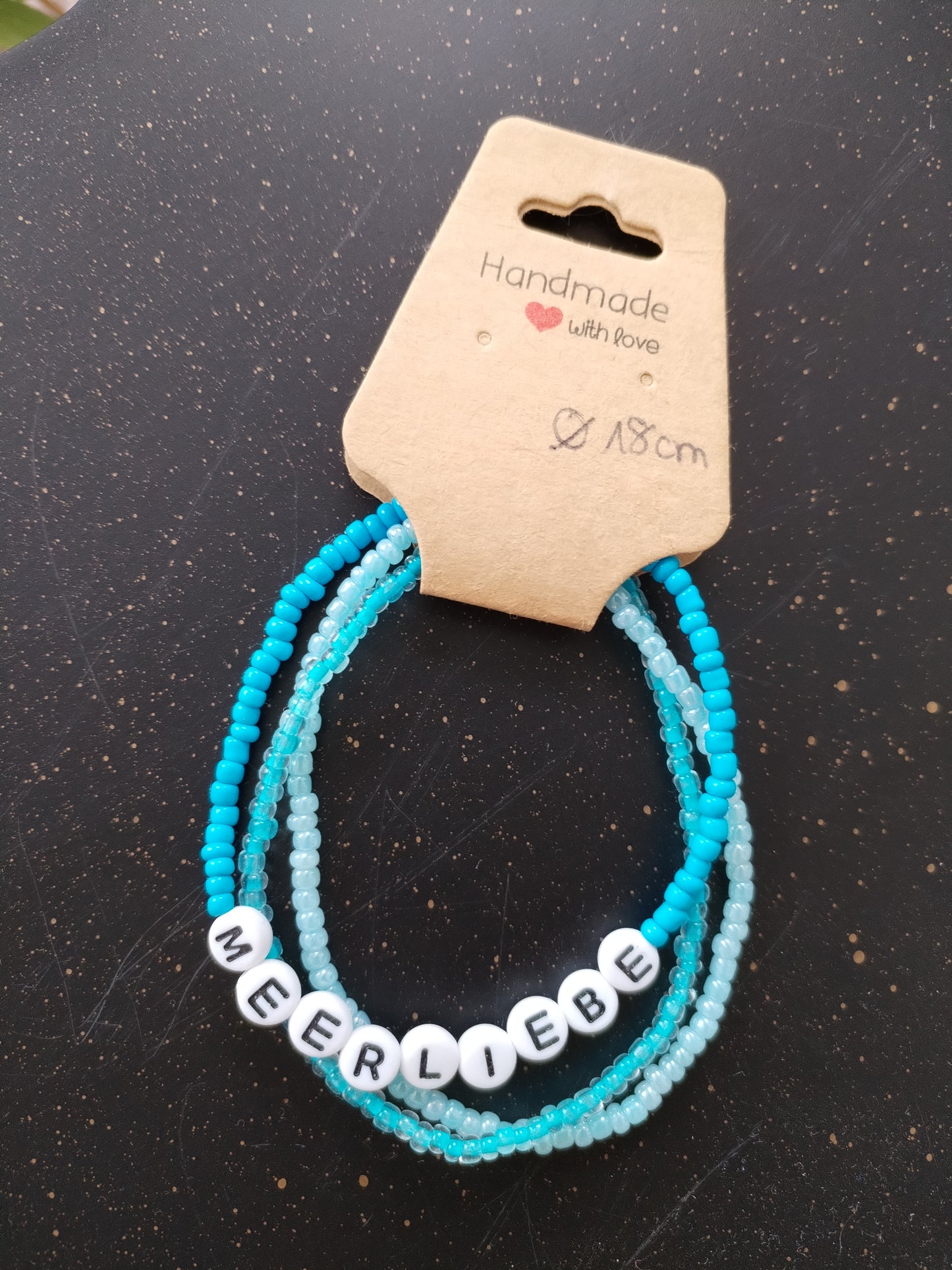 3 lagiges Perlenarmband