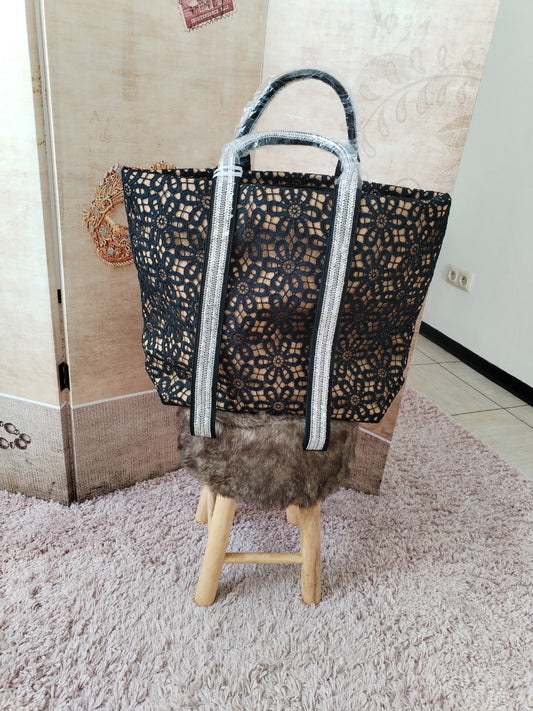 Tasche mit Glitzer